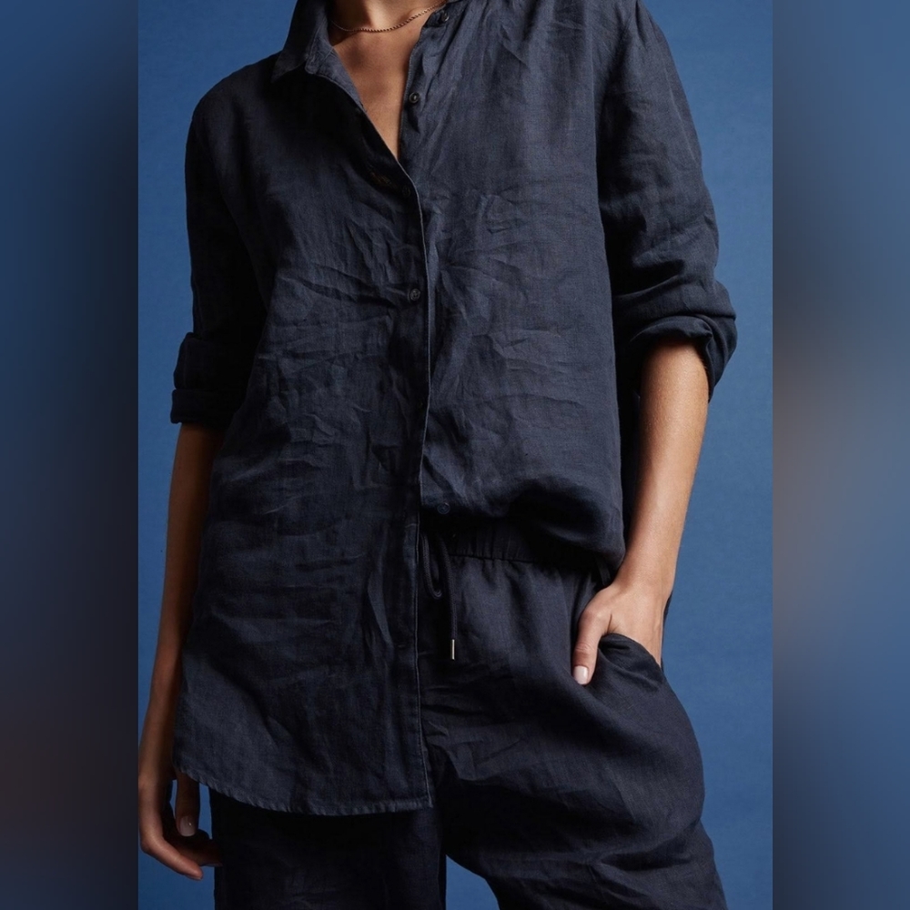 Linen long sleeve shirt